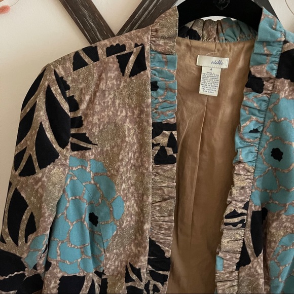 Odille for Anthropologie cropped corduroy Blazer - Picture 11 of 14